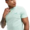Superdry Vintage Embroidered Logo T-shirt In Green For Men Spearmint Marl -Mens Out Fit Deals 204892895 1 spearmintmarl