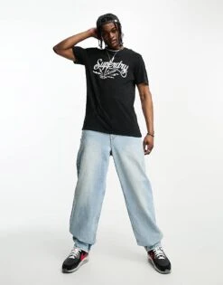 Superdry Vintage Store T-shirt In Black For Men Light Back In Black 9 Superdry Vintage Store T-shirt In Black For Men Light Back In Black -Mens Out Fit Deals 204920618 3