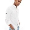 Superdry Studio Linen Long Sleeve Shirt In White For Men -Mens Out Fit Deals 205320171 1 white