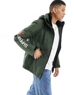 Superdry Hooded Yachter Windbreaker Jacket In Dark Moss Green For Men 11 Superdry Hooded Yachter Windbreaker Jacket In Dark Moss Green For Men -Mens Out Fit Deals 205479678 1 darkmossgreen 1
