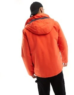Superdry Hooded Ultimate Windbreaker Jacket In Bold Orange For Men -Mens Out Fit Deals 205479874 3