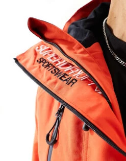 Superdry Hooded Ultimate Windbreaker Jacket In Bold Orange For Men -Mens Out Fit Deals 205479874 4