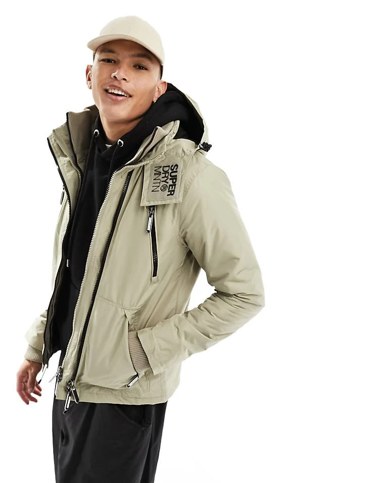 Superdry Mountain Windcheater Jacket In Winter Twig Beige For Men 7 Superdry Mountain Windcheater Jacket In Winter Twig Beige For Men - Image 5