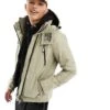 Superdry Mountain Windcheater Jacket In Winter Twig Beige For Men -Mens Out Fit Deals 205480118 1 wintertwigbeige