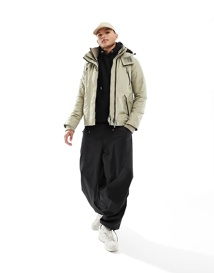 Superdry Mountain Windcheater Jacket In Winter Twig Beige For Men 6 Superdry Mountain Windcheater Jacket In Winter Twig Beige For Men - Image 4