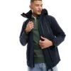 Superdry Hooded Ultimate Windbreaker Jacket In Eclipse Navy For Men -Mens Out Fit Deals 205480406 1 eclipsenavy