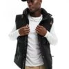 Superdry Hooded Everest Puffer Gilet In Jet Black For Men -Mens Out Fit Deals 205753134 1 jetblack