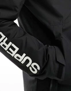 Superdry Hooded Yachter Windbreaker Jacket In Black/bold Orange For Men -Mens Out Fit Deals 205753170 4