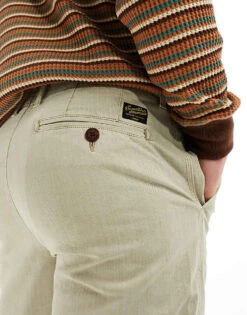 Superdry Officer Chino Shorts In Chateau Gray For Men 12 Superdry Officer Chino Shorts In Chateau Gray For Men -Mens Out Fit Deals 206218985 5