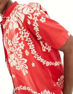 Superdry Hawaiian Shirt In Surf School Red For Men 9 Superdry Hawaiian Shirt In Surf School Red For Men -Mens Out Fit Deals 206219179 3