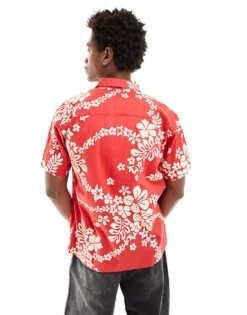 Superdry Hawaiian Shirt In Surf School Red For Men 10 Superdry Hawaiian Shirt In Surf School Red For Men -Mens Out Fit Deals 206219179 4