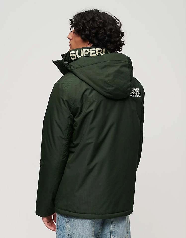 Superdry Hooded Yachter Windbreaker Jacket In Academy Dark Green For Men 5 Superdry Hooded Yachter Windbreaker Jacket In Academy Dark Green For Men - Image 3