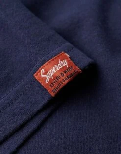 Superdry Copper Label Chest Graphic T-shirt In Blue Navy Marl For Men -Mens Out Fit Deals 206304698 4