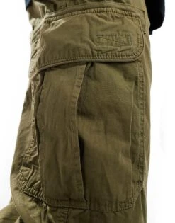 Superdry Baggy Parachute Pants In Burnt Olive For Men -Mens Out Fit Deals 206587583 5