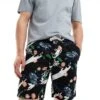 Superdry Bermuda Shorts In Aya Black Floral For Men