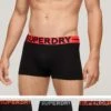 Superdry Cotton Trunk Triple Pack In Black/orange For Men -Mens Out Fit Deals 206588085 1 blackorange