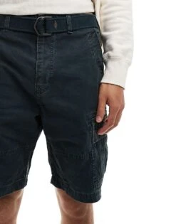 Superdry Heavy Cargo Shorts In Eclipse Navy For Men -Mens Out Fit Deals 206588301 5