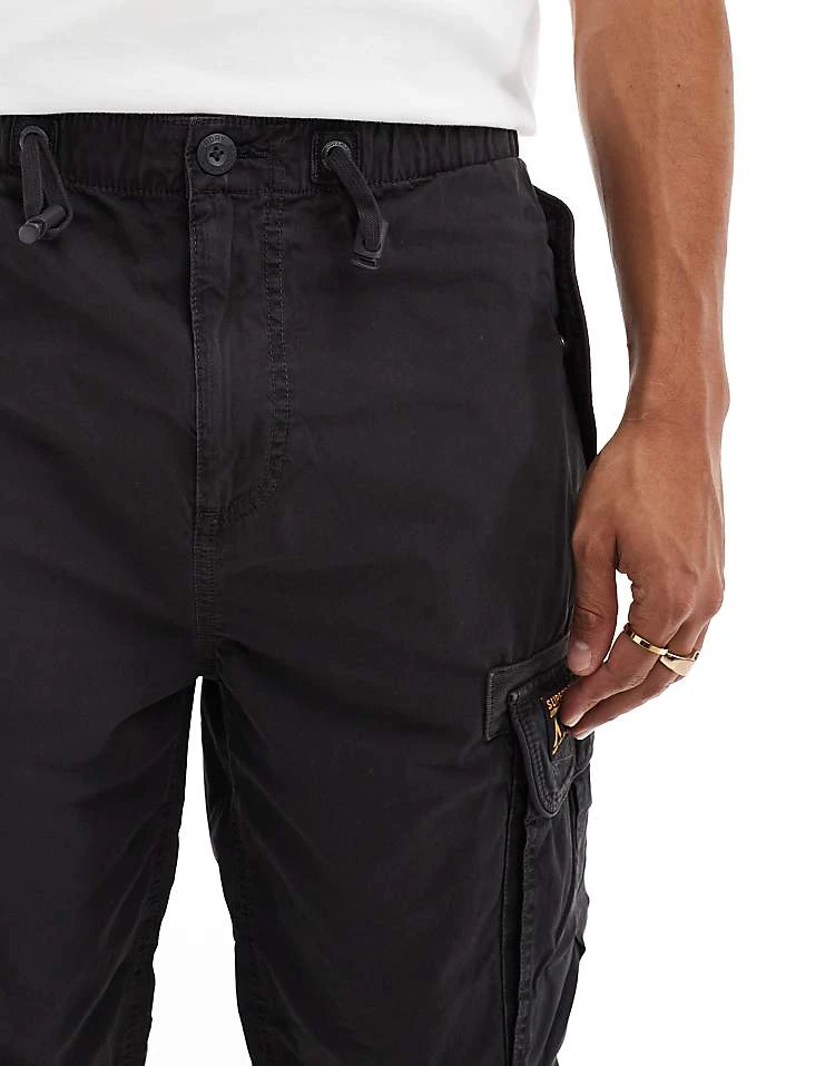 Superdry Baggy Parachute Pants In Blackboard For Men 7 Superdry Baggy Parachute Pants In Blackboard For Men - Image 5