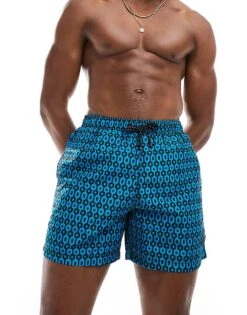 Superdry Printed 15-inch Swim Shorts In Navy Geo Print For Men 10 Superdry Printed 15-inch Swim Shorts In Navy Geo Print For Men -Mens Out Fit Deals 206736509 1 navygeoprint 1