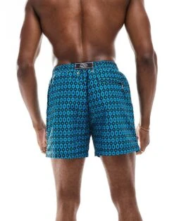 Superdry Printed 15-inch Swim Shorts In Navy Geo Print For Men 9 Superdry Printed 15-inch Swim Shorts In Navy Geo Print For Men -Mens Out Fit Deals 206736509 4