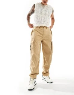 Superdry Baggy Parachute Pants In Dress Beige For Men -Mens Out Fit Deals 206824020 1 dressbeige 1