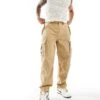 Superdry Baggy Parachute Pants In Dress Beige For Men -Mens Out Fit Deals 206824020 1 dressbeige