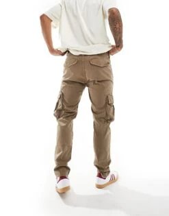 Superdry Core Cargo Pants In Tan Khaki For Men -Mens Out Fit Deals 206824051 5