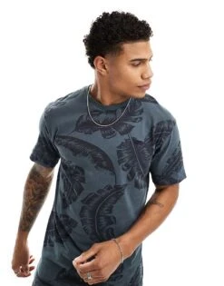 Superdry Vintage Overdye Printed T-shirt In Eclipse Navy For Men -Mens Out Fit Deals 206838261 1 eclipsenavy 1