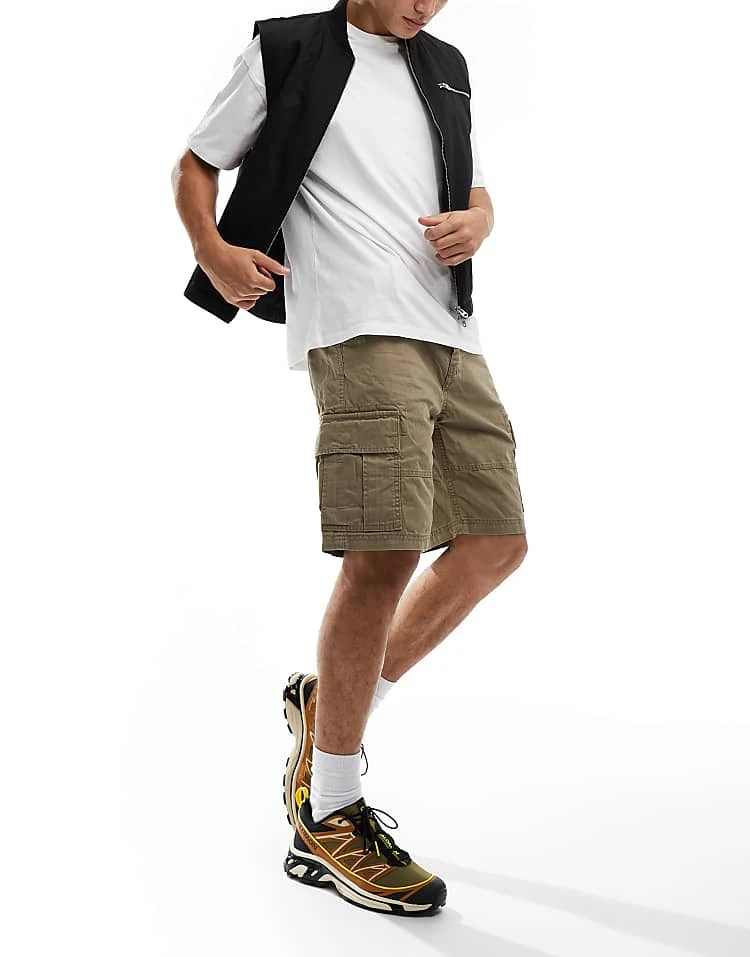 Superdry Heavy Cargo Shorts In Dress Beige For Men 3 Superdry Heavy Cargo Shorts In Dress Beige For Men
