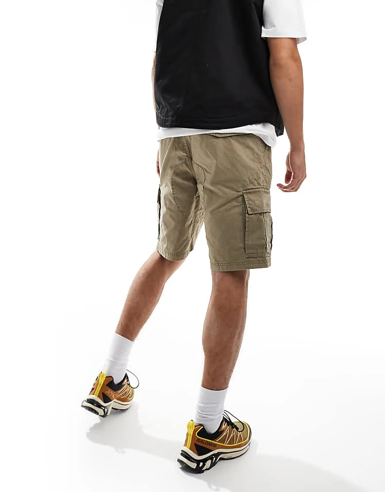 Superdry Heavy Cargo Shorts In Dress Beige For Men 4 Superdry Heavy Cargo Shorts In Dress Beige For Men - Image 2