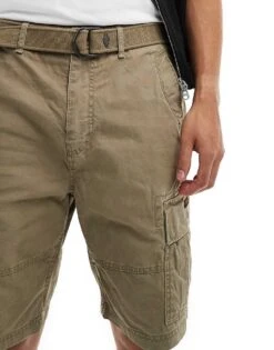 Superdry Heavy Cargo Shorts In Dress Beige For Men 10 Superdry Heavy Cargo Shorts In Dress Beige For Men -Mens Out Fit Deals 206838413 3