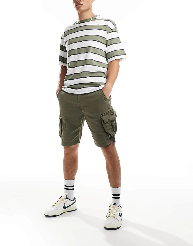 Superdry Core Cargo Short In Chive Green For Men 4 Superdry Core Cargo Short In Chive Green For Men - Image 2
