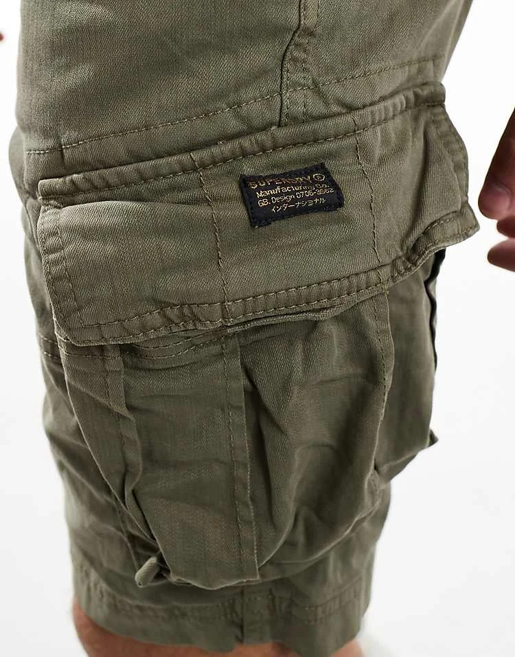 Superdry Core Cargo Short In Chive Green For Men 5 Superdry Core Cargo Short In Chive Green For Men - Image 3