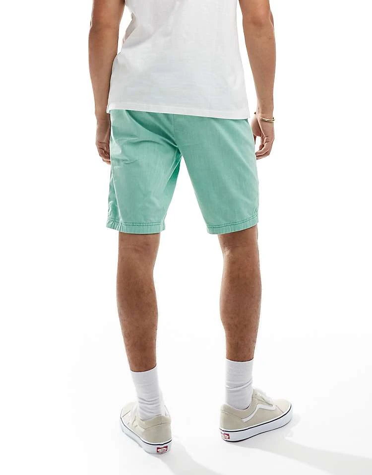 Superdry Vintage International Shorts In Mint Turquoise For Men 4 Superdry Vintage International Shorts In Mint Turquoise For Men - Image 2