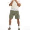 Superdry Heavy Cargo Shorts In Olive Khaki For Men 2 Superdry Heavy Cargo Shorts In Olive Khaki For Men -Mens Out Fit Deals 206838623 1 olivekhaki