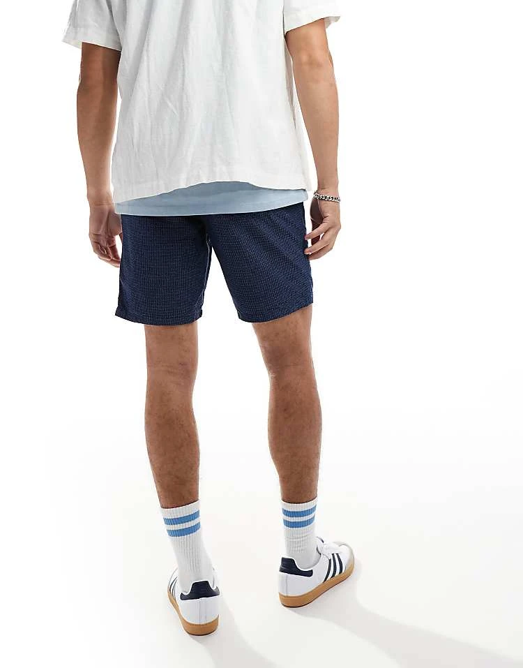 Superdry Indigo Bermuda Shorts In Indigo Dobbie For Men 6 Superdry Indigo Bermuda Shorts In Indigo Dobbie For Men - Image 4