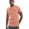 Superdry Cotton Essential Logo T-shirt In Fired Orange Grit For Men 2 Superdry Cotton Essential Logo T-shirt In Fired Orange Grit For Men -Mens Out Fit Deals 207271718 1 firedorangegrit