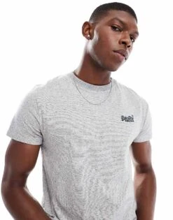 Superdry Cotton Essential Logo T-shirt In Light Grey Grindle Feeder For Men 11 Superdry Cotton Essential Logo T-shirt In Light Grey Grindle Feeder For Men -Mens Out Fit Deals 207272131 1 lightgreygrindlefeeder 1
