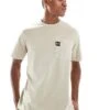 Superdry Contrast Stitch Pocket T-shirt In Washed Pelican Beige For Men