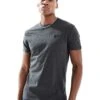 Superdry Cotton Essential Logo T-shirt In Eclipse Navy/olive Feeder For Men
