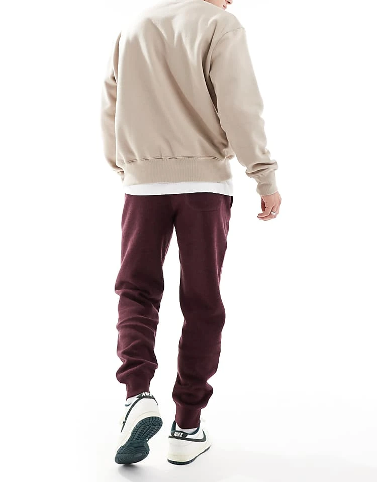 Superdry Essential Logo Joggers In Red Marl For Men Tawny Port Red Marl 3 Superdry Essential Logo Joggers In Red Marl For Men Tawny Port Red Marl - Image 2