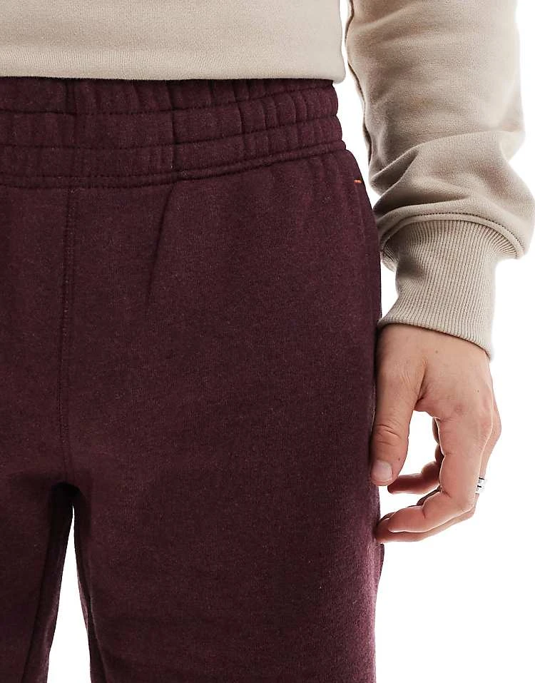 Superdry Essential Logo Joggers In Red Marl For Men Tawny Port Red Marl 6 Superdry Essential Logo Joggers In Red Marl For Men Tawny Port Red Marl - Image 5