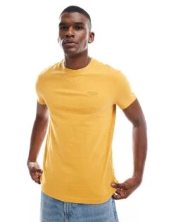 Superdry Cotton Essential Logo T-shirt In Winter Gold For Men 9 Superdry Cotton Essential Logo T-shirt In Winter Gold For Men -Mens Out Fit Deals 207352612 3