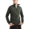 Superdry Tech Loose Half Zip Sweatshirt In Dark Moss Green For Men 2 Superdry Tech Loose Half Zip Sweatshirt In Dark Moss Green For Men -Mens Out Fit Deals 207403430 1 darkmossgreen