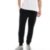Superdry Essential Logo Joggers In Black For Men -Mens Out Fit Deals 207403830 1 black