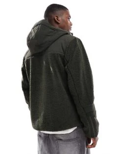 Superdry Hood Expedition Borg Hybrid In Surplus Goods Olive Green For Men 8 Superdry Hood Expedition Borg Hybrid In Surplus Goods Olive Green For Men -Mens Out Fit Deals 207404529 2