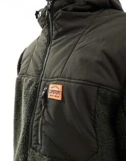 Superdry Hood Expedition Borg Hybrid In Surplus Goods Olive Green For Men 10 Superdry Hood Expedition Borg Hybrid In Surplus Goods Olive Green For Men -Mens Out Fit Deals 207404529 4