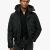 Superdry City Padded Bomber Jacket In Black For Men -Mens Out Fit Deals 207415938 1 black
