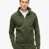 Superdry Tech Loose Track Top In Dark Moss Green For Men -Mens Out Fit Deals 207456218 1 darkmossgreen