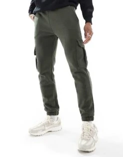 Superdry Utility Sport Jogger In Army Khaki For Men